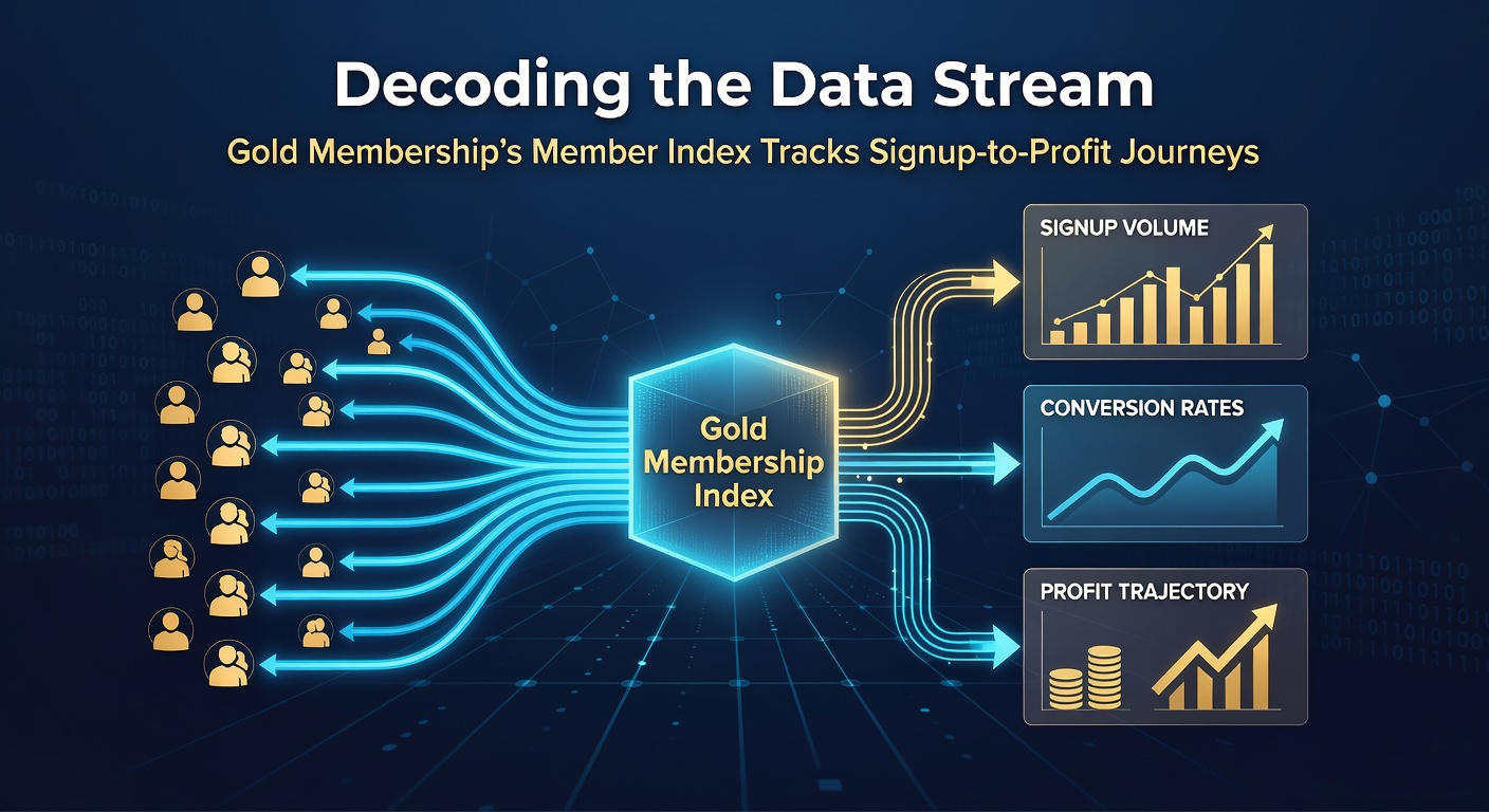 Dashboard screenshot of Member Index displaying multiple profit lines from signup, with filters for cohorts and sports